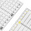 MultiFunction Quilting Ruler 2 Pack for Precise Sewing & Crafting 12x6in 11