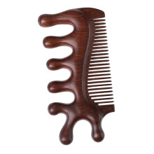 Sandalwood Scalp Massager Comb Dandruff Comb for Women Men Hair Massager Scalp Tool Wooden Detangling Brush