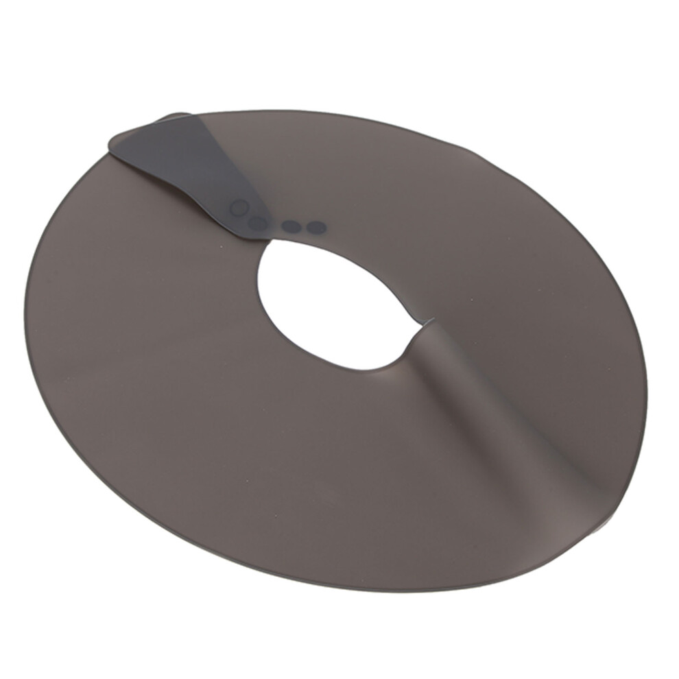 Unisex Black Waterproof Hairdressing Cape Round - Silicone Easy To Clean