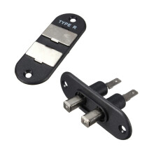 4pcs Car Door Contact Switch Sliding Door Central Locking for Vehicles Blackx4pcs mediumx4pcs