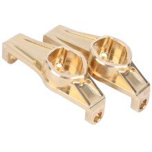 Schwerlast Messing-Vorderradnabenhalterung für 1/10 RC-Autos, goldfarben, 2 Stück