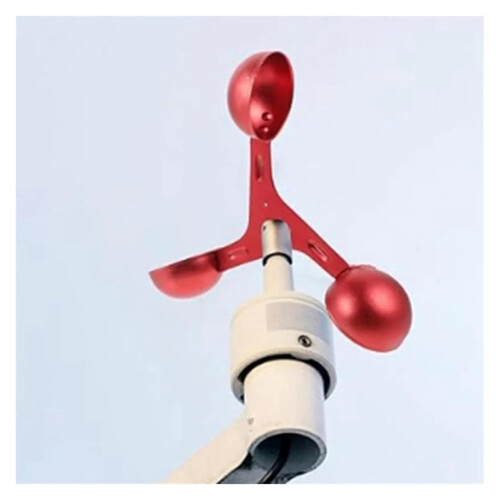 Anemometer Wind Speed Output Aluminum Alloy Calculator with Three-Cup Type 2
