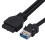 USB 3.0 19/20PIN Desktop Front Panel Kabel 0,8m Schwarz 10