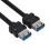 USB 3.0 19/20PIN Desktop Front Panel Kabel 0,8m Schwarz 3