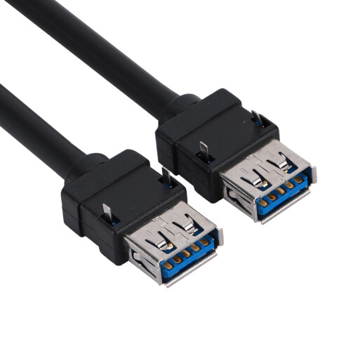USB 3.0 19/20PIN Desktop Front Panel Kabel 0,8m Schwarz 2