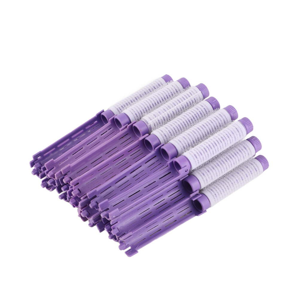 Purple Hairdressing 20Pcs Perm Rods Kit - Curlers For Soft Damage-Free Curls