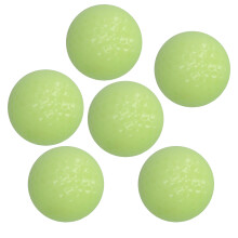 6pcs Luminous Golf Balls Night Fluorescent 42.67mm Practice