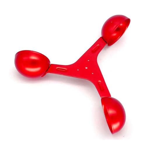 Anemometer Wind Speed Output Aluminum Alloy Calculator With Three-Cup Type Red