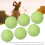 6pcs Luminous Golf Balls Night Fluorescent 42.67mm Practice 6