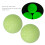 6pcs Luminous Golf Balls Night Fluorescent 42.67mm Practice 5