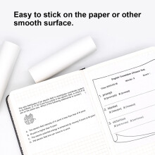 110*30mm White Self-Adhesive Thermal Paper Rolls – 3 Pack