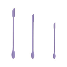 Espátula de silicone, material de silicone premium que garante durabilidade e segurança, corpo alongado com lâmina fina que alcança espaços
