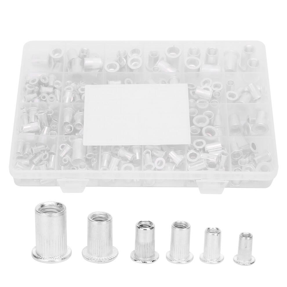 300Pcs Aluminum Rivet Nut Assortment For Automobiles & Furniture 7661360942671