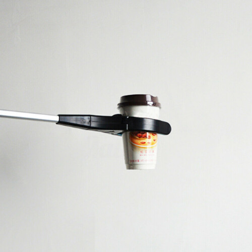 Lightweight 90 Rotating Folding Trash Grabber with Silver Tube 2