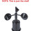Wind Anemometer Shell Wind Wind Part Direction Indicator Shell Wind Sensor Replaceable Shell Use for Wind Sensor 3