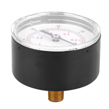 50mm Rückanschluss Vakuummeter 1/8 BSPT -1,0 bis 0 Bar -30 bis 0 inHg