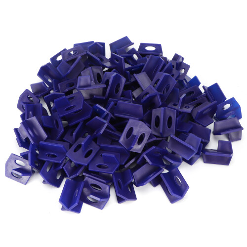 200PCS Blue Tile Leveler for Floor, 3mm Gap Tiling Tools 1