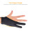 Two-Finger Drawing Glove for Graphics Tablets Lightweight Sweatproof Soft 7