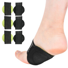 3 Paar Orthopädische Fußgewölbe-Pads - Dicke Kompressions-Einlegesohlen Set