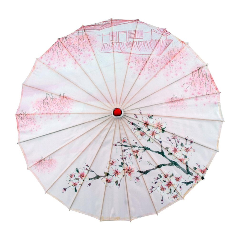 Durability Bamboos Frame Silk Umbrella For Asian Theme Parties Photo Cultural Celebration Marvelous Accessories 9067246708009