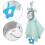 Plush Animal Baby Security Blanket with Teether for Infant Comfort 1