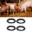 100PCS Schweinetrinker Zubehör Kunststoffringe 11