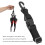 Nylon Diving Flippers Quick Release Buckle Fin Straps Black 59g 5