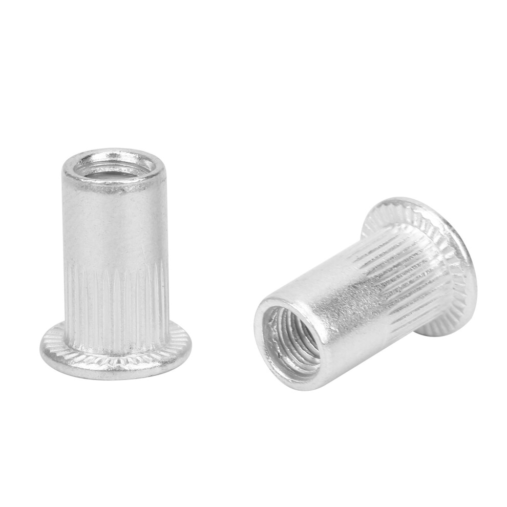 100 Pieces Aluminum M5 Rivet Nut Inserts Threaded for Heavy Duty Fastening-image-OPC-PMYMFPQ-NEW