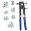 Aluminium Alloy Rivet Nut Gun with Flat Head Inserts Hardware Fastener Kit 8