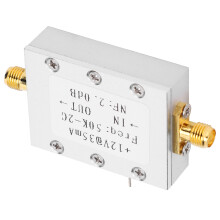 10K-2G RF Low Noise Amplifier Module 32dB@0.5G Aluminum Alloy