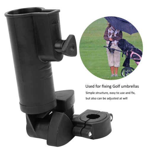 Versatile Golf Cart Umbrella Stand - Adjustable & Durable PP Plastic 2