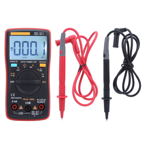 ZT109 Digital Multimeter 9999 Count True RMS AC/DC Volt, Current, Resistance 1