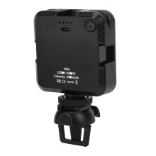 W64 Zweifarbige Temp-Fülllicht 6W 2000mAh Schwarz für Streaming