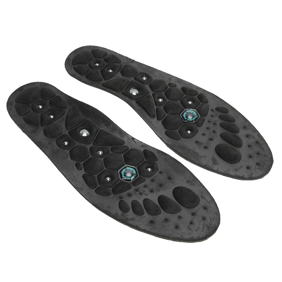 Breathable Unisex Insoles for Impact Absorption Black M 40-43-image-OPC-PMYMNVG-NEW