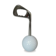 Tappo per bottiglia di vino dal design originale a forma di mazza da golf, apribottiglie robusto e riutilizzabile in acciaio inossidabile, chiusura