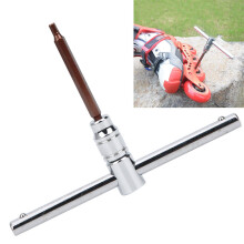 Roller Skate Removal Wrench 15.5cm Stainless Steel T-Handle, 4mm Hex