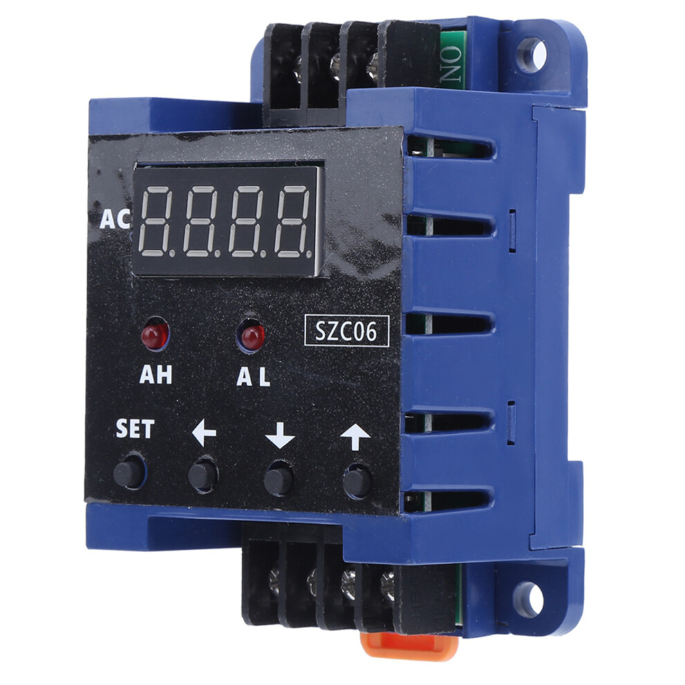 Szc06 Dc8â35V Ac Digital Ammeter 0.3Â50A, Upper/Lower Alarm, Relay 6901360965173