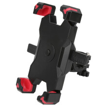 Drehbarer Fahrrad-Handyhalter mit Verriegelung, stoßfest, passend für 3,5–6,8" Geräte