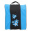 Single Shoulder 3 Layer Blue Backpack for Roller Skates Breathable 2