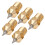 5Pcs Brass 3D Printer Nozzle Set, M6 Tips, 0.2/0.3/0.4/0.5mm 1