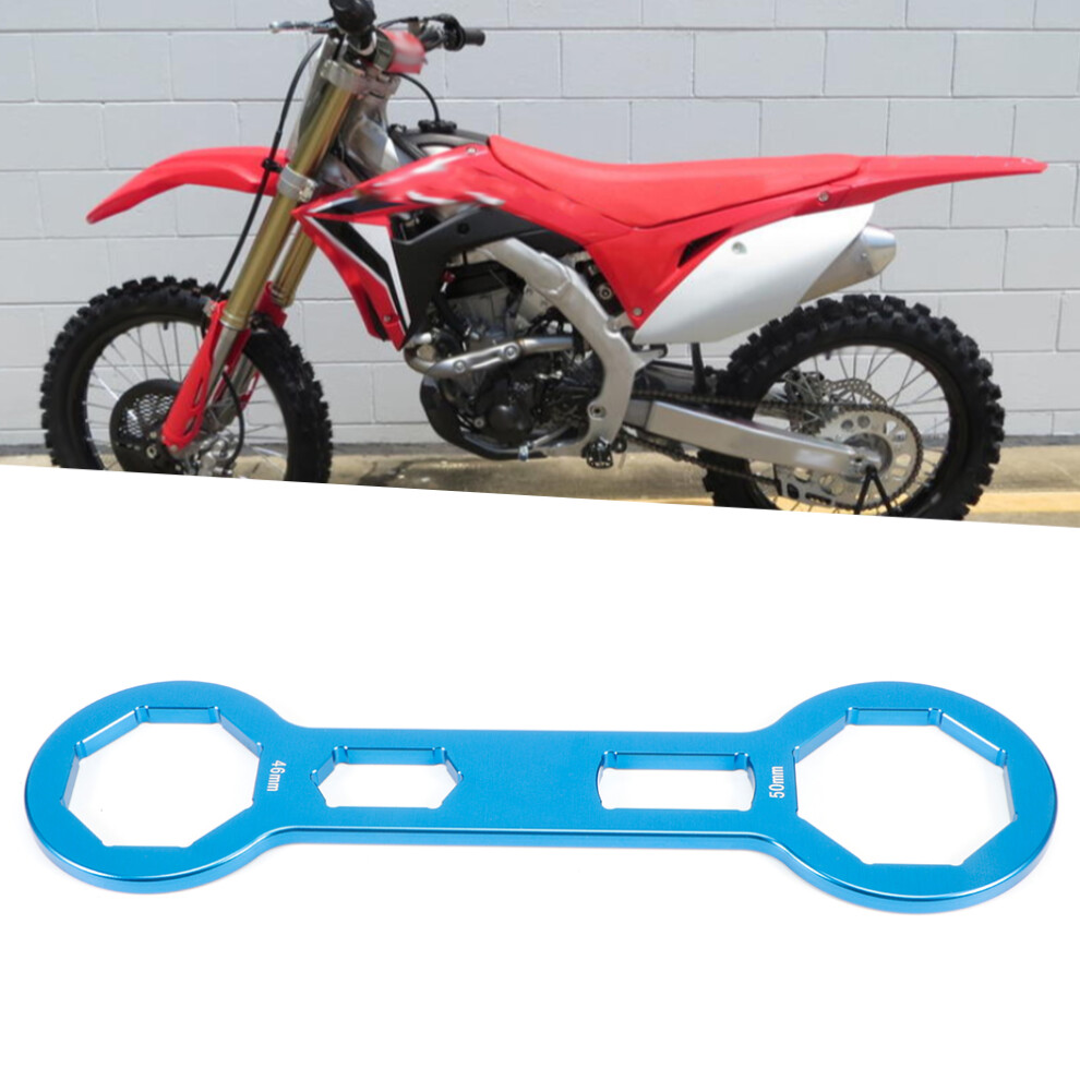 Aluminum Fork Cap Spanner 1.8In/2In: Fits Crf250r Crf450x - Finish Blue 3721360967105