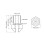 5Pcs Brass 3D Printer Nozzle Set, M6 Tips, 0.2/0.3/0.4/0.5mm 4