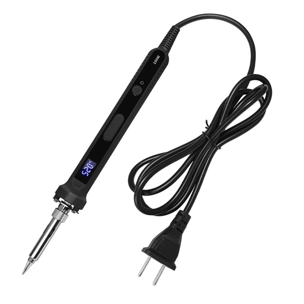 (Black US) Adjustable Temperature Soldering Iron High-definition LCD Screen-image-OPC-PMYMRVV-NEW