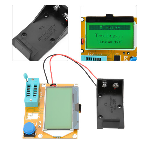 Multifunktions-LCD-ESR-Messgerät Transistor Kondensator Induktor Tester