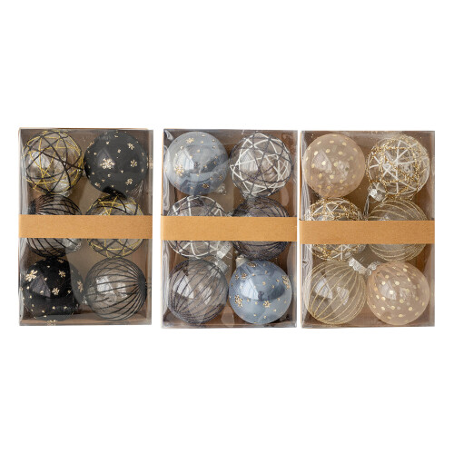 6 Stück Weihnachtskugel-Ornament,-Blau 1