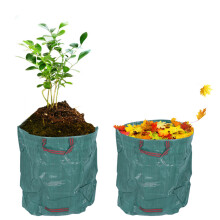 2 Stück 72 g Gartengewächshaus-Tasche, 76x67 cm, PP-Rasenabfall-Aufbewahrung