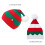 Kerstmuts Gestreepte Muts Hoeden Nieuwjaar-kind rood wit 4