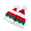 Kerstmuts Gestreepte Muts Hoeden Nieuwjaar-kind rood wit 7