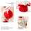 Elegant Compact PVC Christmas Tree Red and White Design Gift for 7