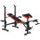 Homcom HOMCOM Multi-Function Adjustable Weight Training Bench Gym Fitness Lifting 9